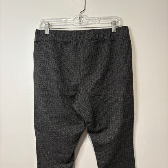 Old Navy Women's Stevie Pants Pull On Pants Elastic Stretch Large Gray Chevron - Picture 4 of 6